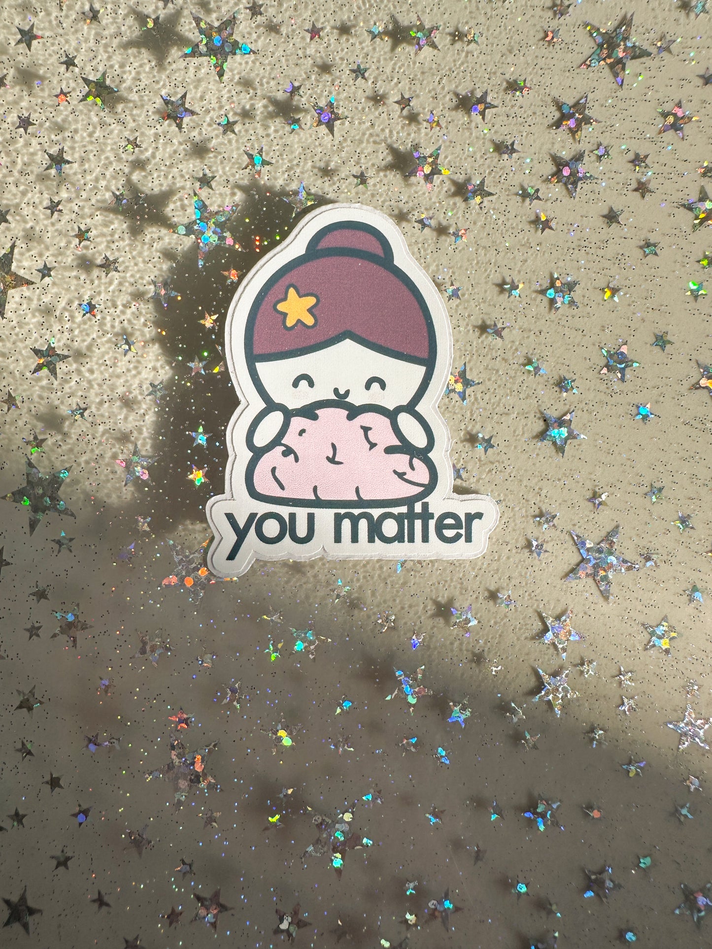 Mimi YOU MATTER Affirmation (Vinyl Die Cut Sticker - Non-Waterproof)