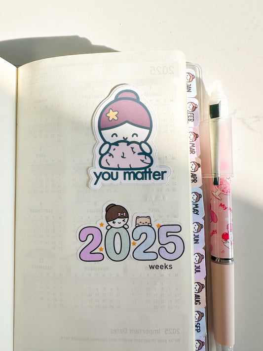 Mimi YOU MATTER Affirmation (Vinyl Die Cut Sticker - Non-Waterproof)