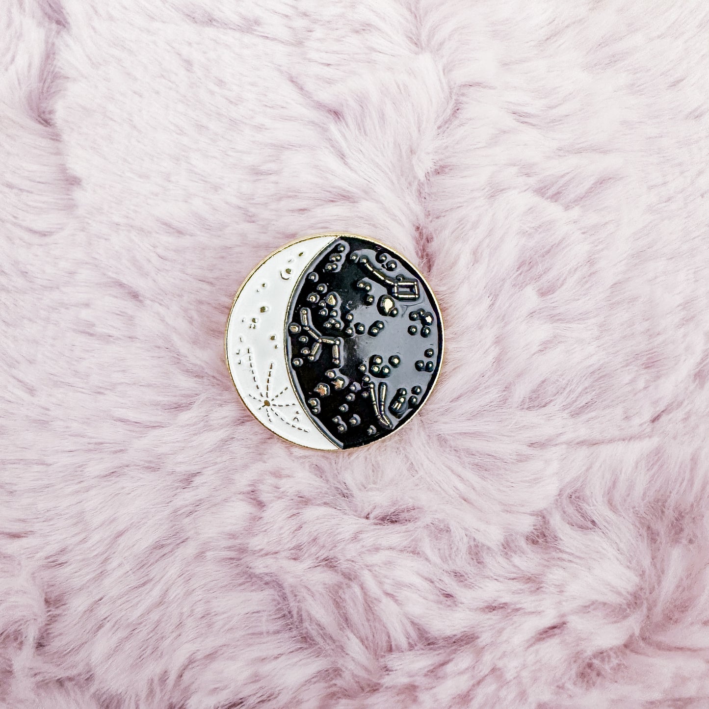 Galaxy Moon Enamel Pin (50% Off)